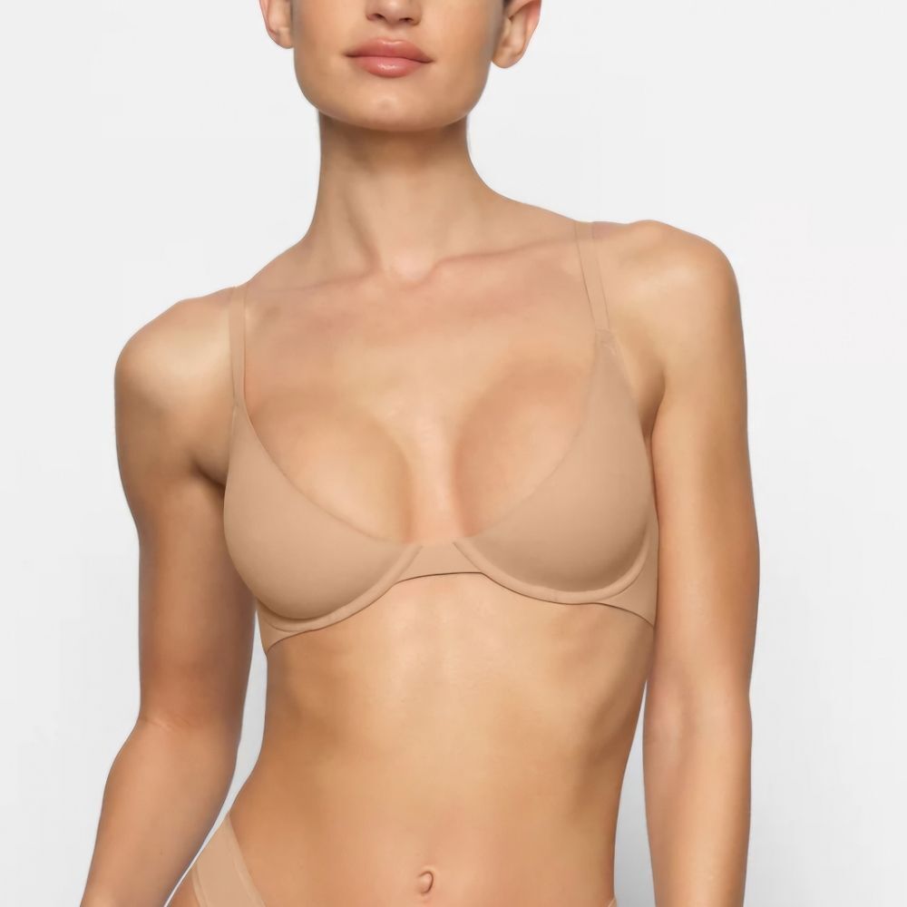 Skims Fits Everybody Plunge Ochre Bra 34C